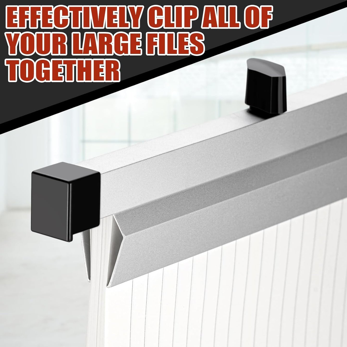 Estune Blueprint Hanging Clamps Binding Strips Storage for Construction Paper Poster Plans Drawings Arts (12, 30 Inches)