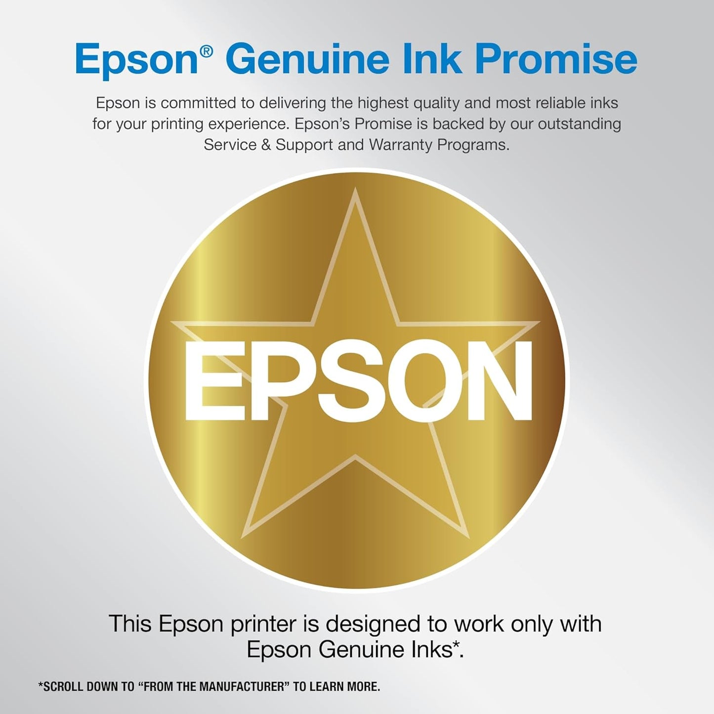 Epson® Workforce® Pro WF-4820 Wireless All-in-One Printer and EcoTank ET-2400 Cartridge-Free Supertank Printer Bundle