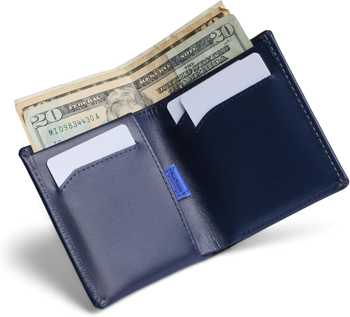 Bellroy Note Wallet (Slim Leather Bifold Design, RFID Blocking, Holds 4-11 Cards, Coin Pouch, Flat Note Section)