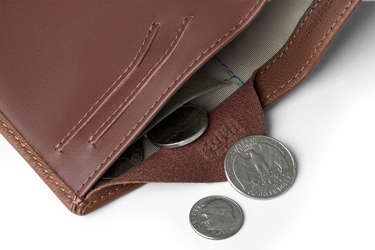 Bellroy Note Wallet (Slim Leather Bifold Design, RFID Blocking, Holds 4-11 Cards, Coin Pouch, Flat Note Section)