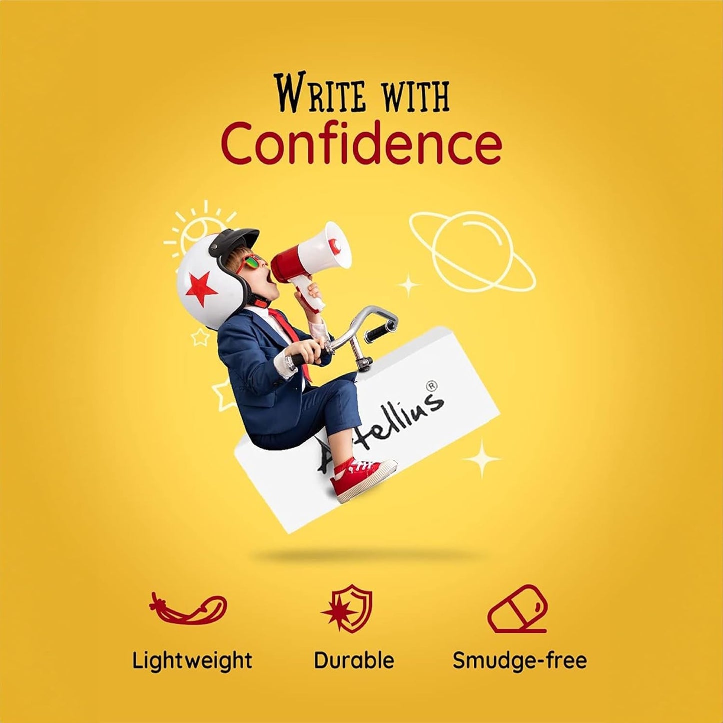 Artellius Erasers - 100-Pack, White, Latex-Free Rubber Blocks - Bulk White Erasers for School, Classroom & Kids - Smudge-Free Erasing for Drawing, Art, Office, Teacher & School Supplies