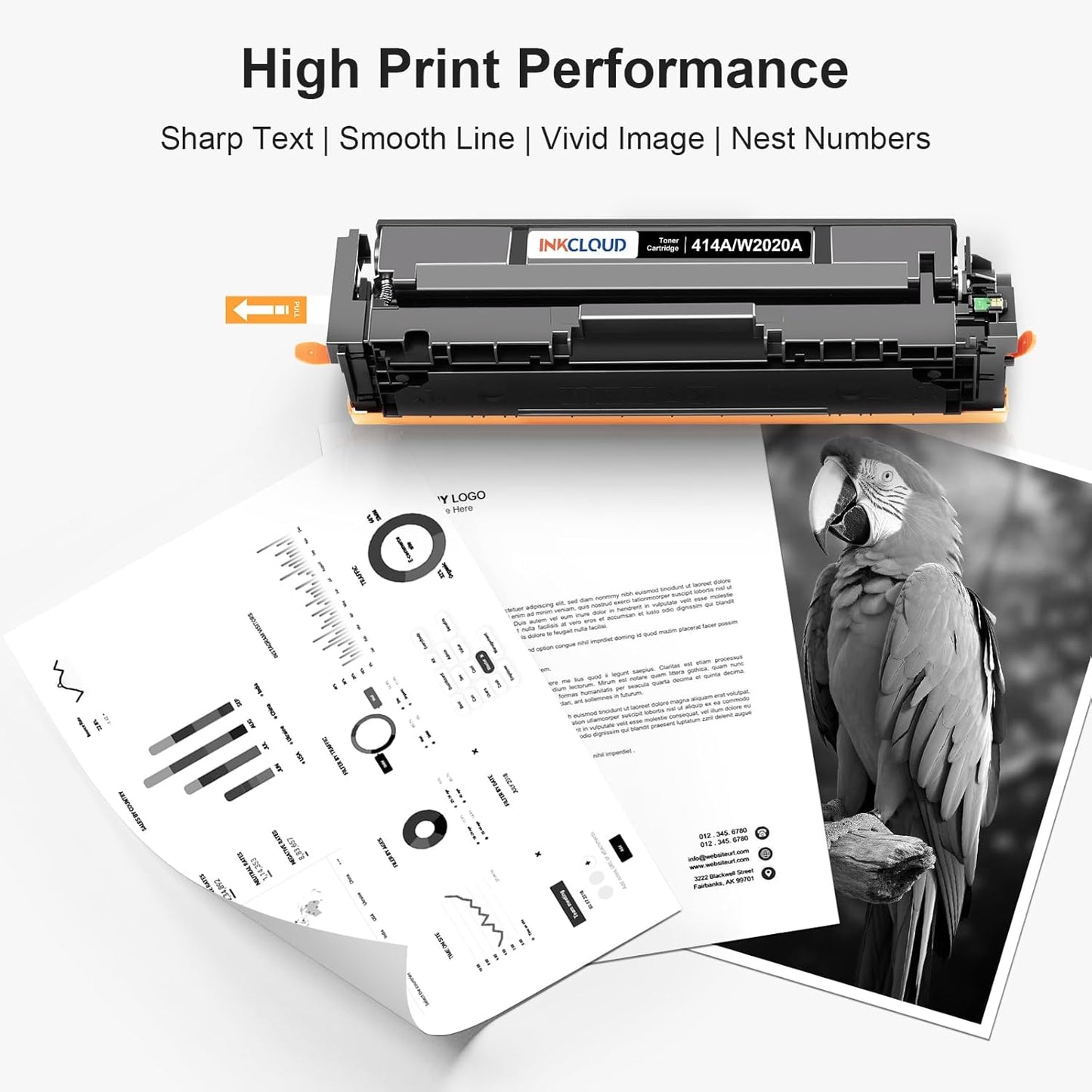 414A Toner Cartridges with Chip and Upgrade Device Compatible Toner Cartridge for HP 414A 414X W2020A Work with HP Color Pro MFP M479fdw M479fdn M454dw M454dn Printer Ink (2 Black)
