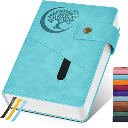 365 Page Thick Lined Journal Notebook for Men Women, A4 Large Leather Journals for Writing, Hardcover Notebooks for Work, School, Note Taking, Business, Travel Diary, College Ruled 8.5" x 11"