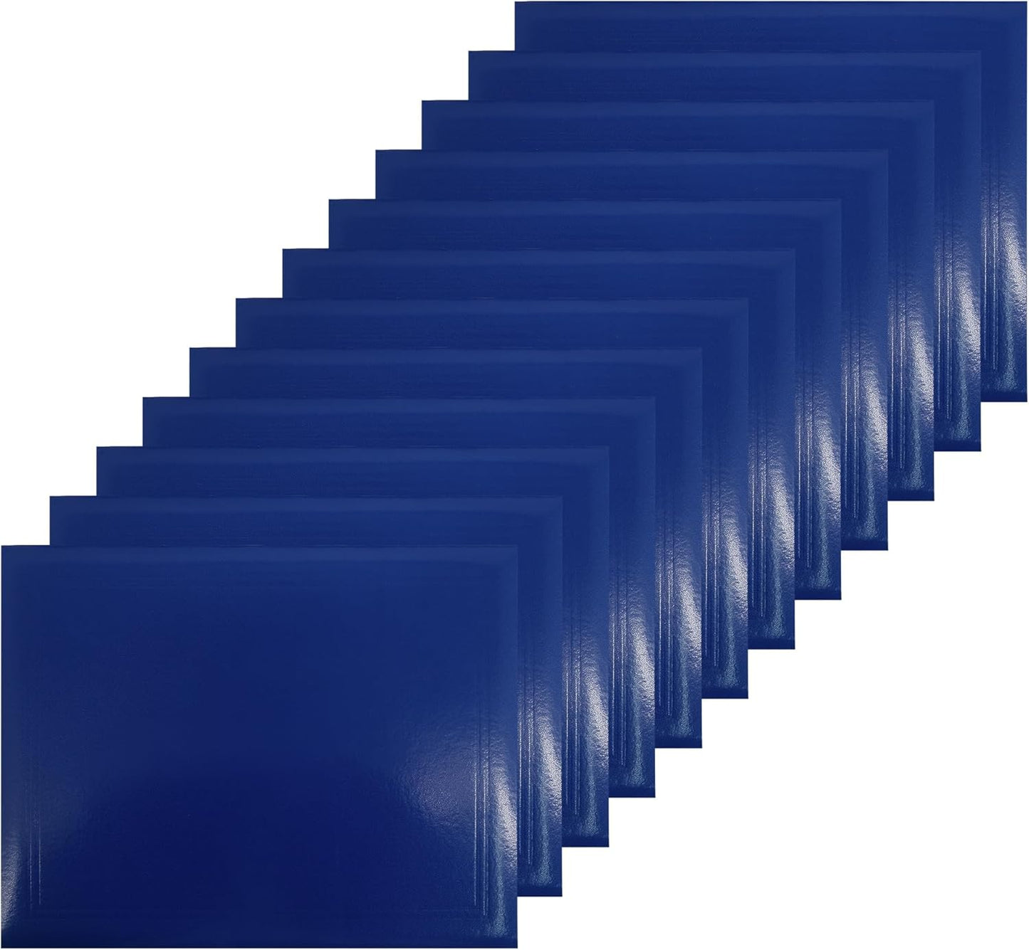 GraduationMall 8.5"x11" Smooth Padded Diploma Cover Certificate Holder Royal,12-Packs