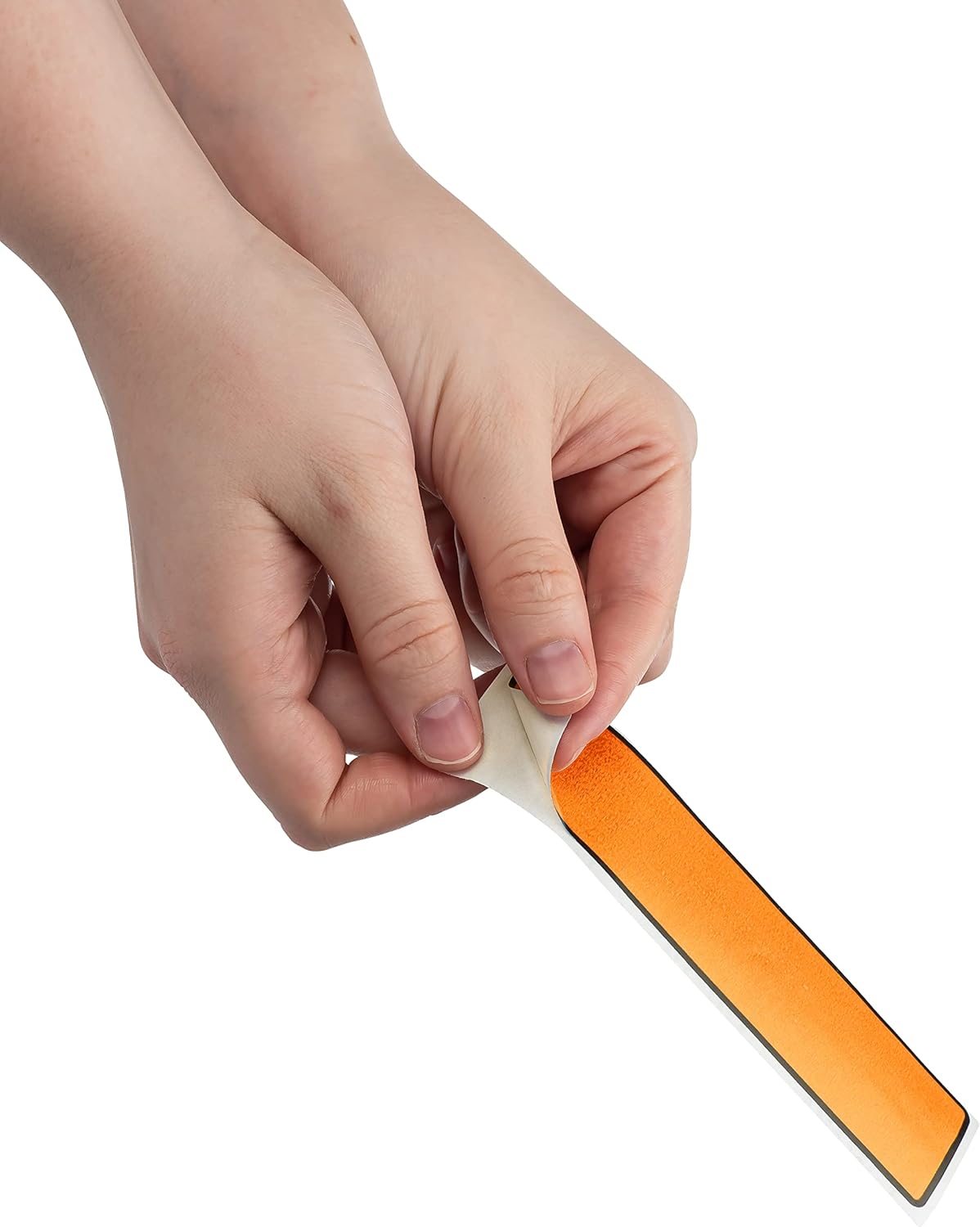 Carstens Adhesive Sticker Labels, 5 3/8” x 1 3/8”, Binder Labels for 1.5” – 4” Ring Binder Spines, Orange, Roll of 200