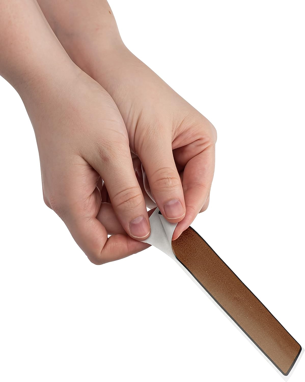 Carstens Adhesive Sticker Labels, 5 3/8” x 1 3/8”, Binder Labels for 1.5” – 4” Ring Binder Spines, Brown, Roll of 200