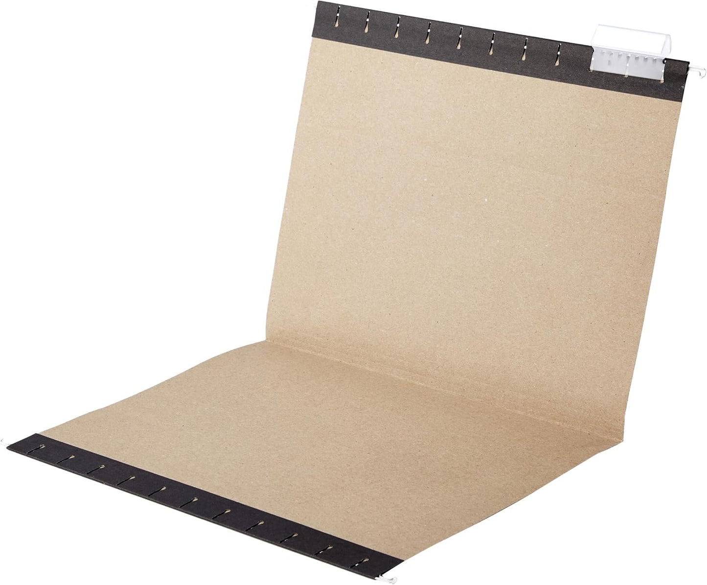Amazon Basics Hanging File Folders, Letter Size, 8.5x11 inches, Black, 25-Pack