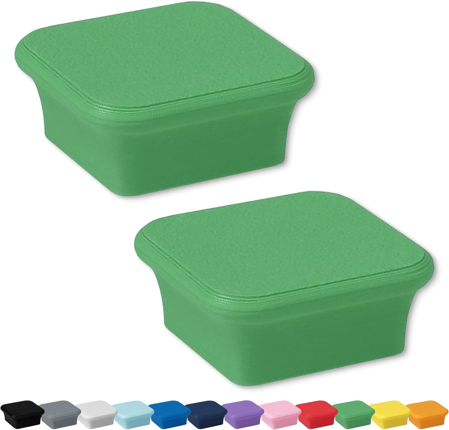 Glassboard Studio MiniBar Magnet - Strong Neodymium Rare Earth Magnets for Fridge, Whiteboard, Locker & Magnetic Glassboards - Ideal for Crafting & Office Use - Strong Fridge Magnets (Spring Green, 2)