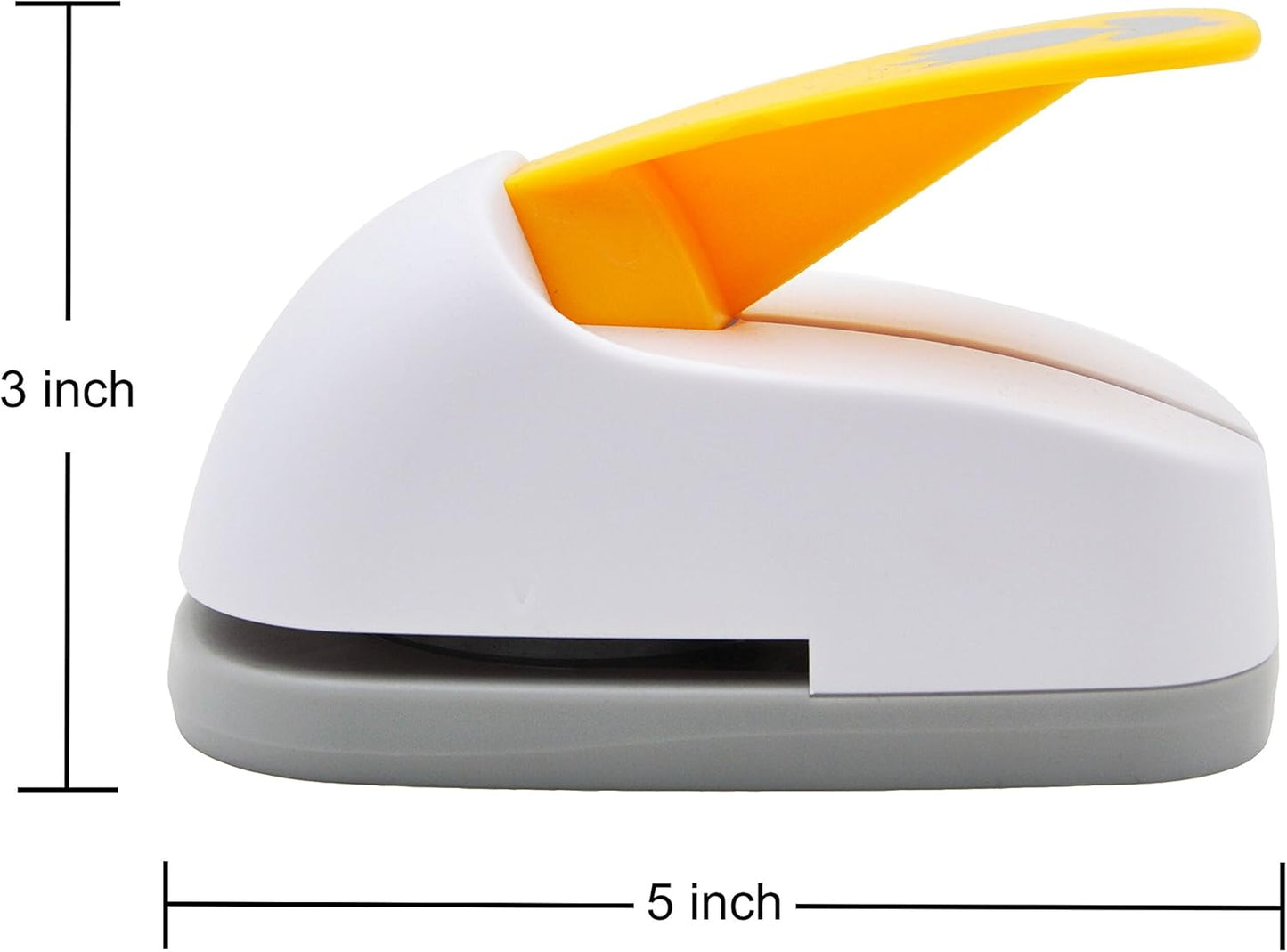 Craft Lever Punch 1 3/8X1 3/8 inch Equilateral Side Square Paper Punch （Corner to Corner 2inch） Professional Tool for Paper Crafting DIY Projects，Gifts，Stationery，Greeting Cards Arts Fun Projects