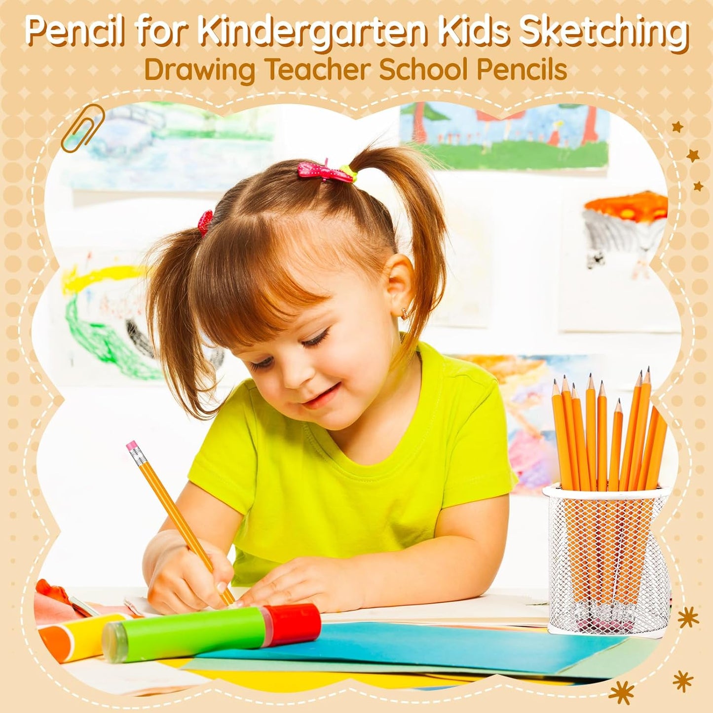 Geyoga 30 Packs of 300 Count #2 Pre Sharpened Pencils Bulk Woodcased for Classroom #2 HB Triangle Shape Pencils with Top Erasers for Teacher Office Back to School Supply(Yellow Color)