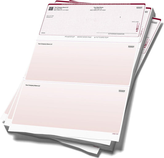 Computer Checks Compatible W/QB Check On Top [2500 Sheets]