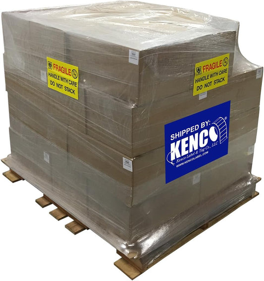 4" X 6" Direct Thermal Perforated Stickers Labels for Shipping Labels, Inventory, and Color Coding - Compatible with Zebra, Rollo, Godex and More (Green, Pallet)