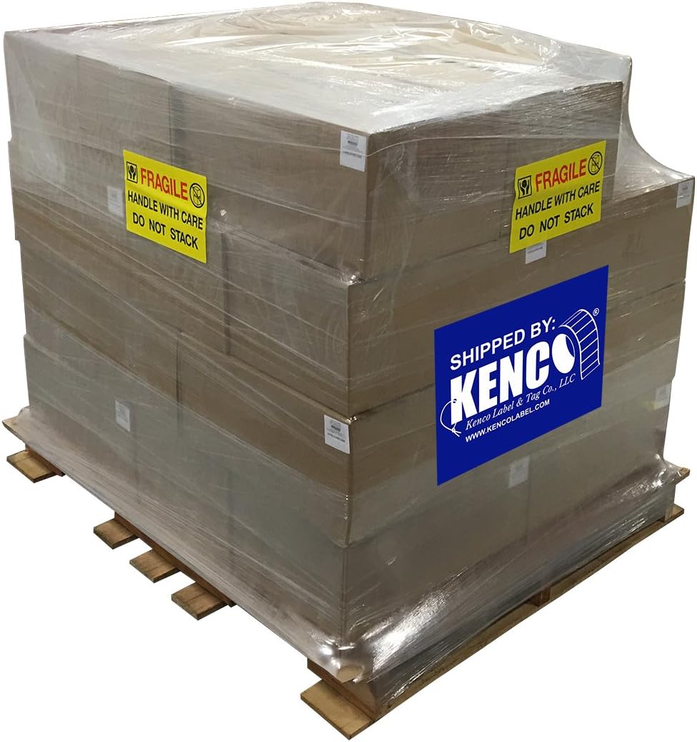 4" X 6" Direct Thermal Perforated Stickers Labels for Shipping Labels, Inventory, and Color Coding - Compatible with Zebra, Rollo, Godex and More (Purple, Pallet)