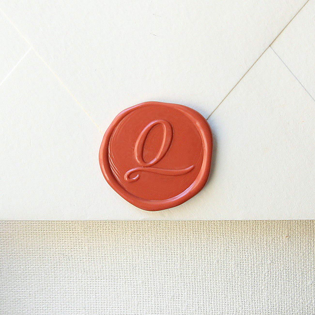 UNIQOOO Mailable Glue Gun Sealing Wax Sticks for Wax Stamp - Terra Cotta Orange, Fall Color Palette for Autumn Wedding Invitation, Cards Envelope, Snail Mail, Craft Project, Gift Idea, Pack of 8