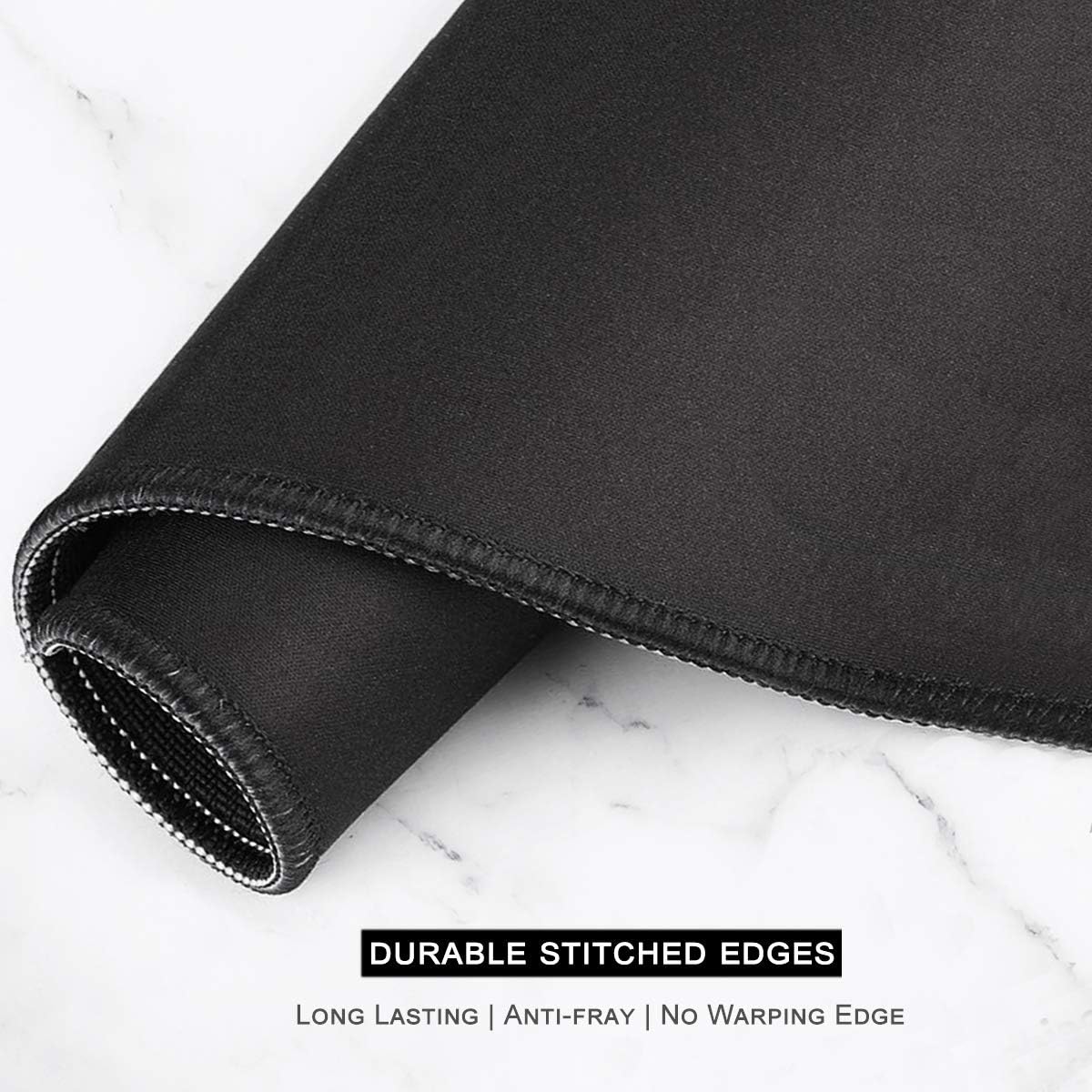 Auhoahsil Large Gaming Mouse Pad, Animal Theme XXL 35.4 x 15.7 in Desk Pad Stitched Non-Slip Rubber Long Computer Mousepad Thin Extended Full Size Desk Mat for Desktop, Laptop, Wireless Mice, Pink