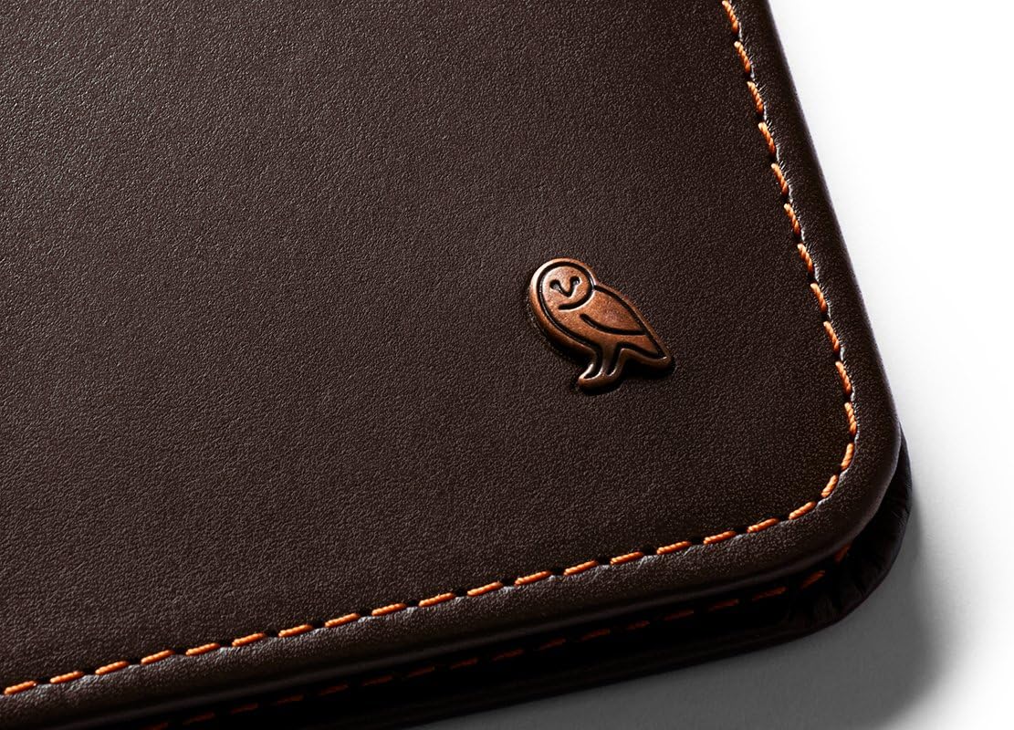 Bellroy Hide & Seek Wallet (Slim Leather Bifold Design, RFID Protected, Holds 5-12 Cards, Coin Pouch, Flat Note Section, Hidden Pocket)