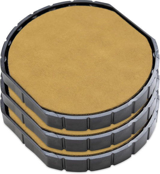 COLOP E/R45 Non-Toxic, Water Based Premium Replacement Pad for Printer R45 Stamp - Pack of 3 - Dry (No Ink Color)