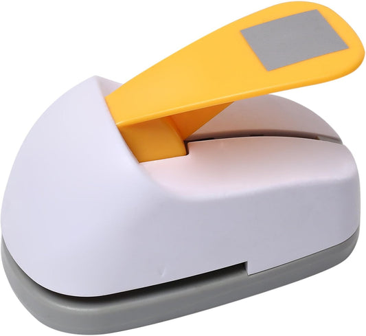 Craft Lever Punch 1 3/8X1 3/8 inch Equilateral Side Square Paper Punch （Corner to Corner 2inch） Professional Tool for Paper Crafting DIY Projects，Gifts，Stationery，Greeting Cards Arts Fun Projects