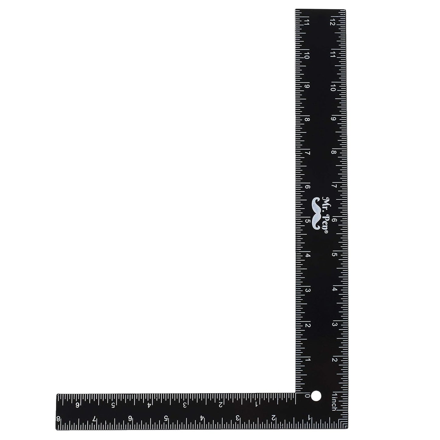 Mr. Pen- Carpenter Square, Framing Square, 8 inch x 12 inch , Carpenters Square , Right Angle Ruler, Framing Tools, L Shape Ruler, Metal Square, Steel Square