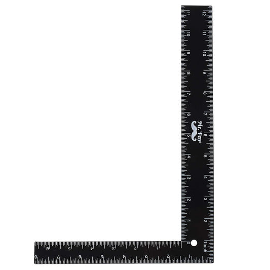 Mr. Pen- Carpenter Square, Framing Square, 8 inch x 12 inch , Carpenters Square , Right Angle Ruler, Framing Tools, L Shape Ruler, Metal Square, Steel Square
