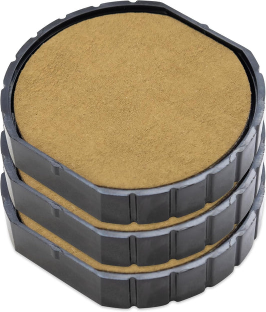 COLOP E/R30 Non-Toxic, Water Based Premium Replacement Pad for Printer R30 Stamp - Pack of 3 - Dry (No Ink Color)