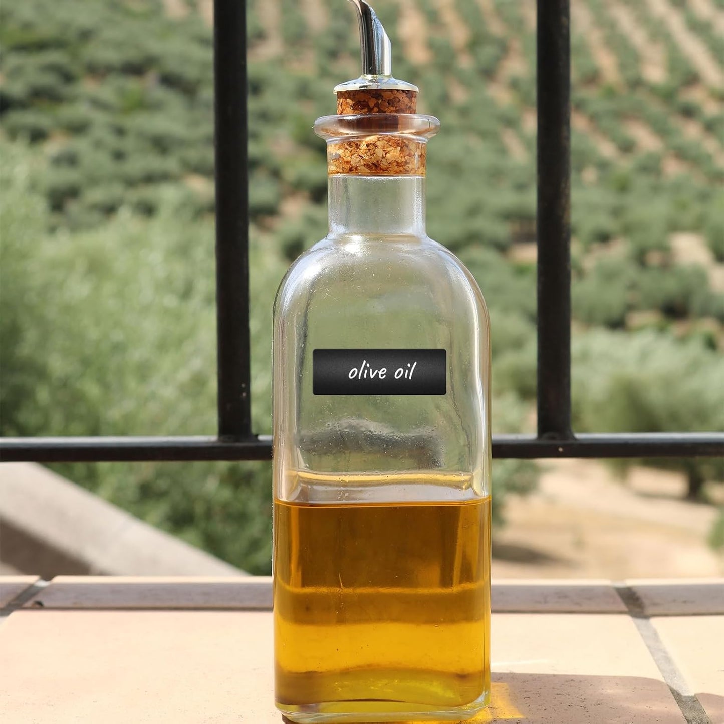 Black Rectangle Stickers 2 x 1 Inch Color Coding Labels Vinyl Roll Self-Adhesive Waterproof Removable 500 PCS