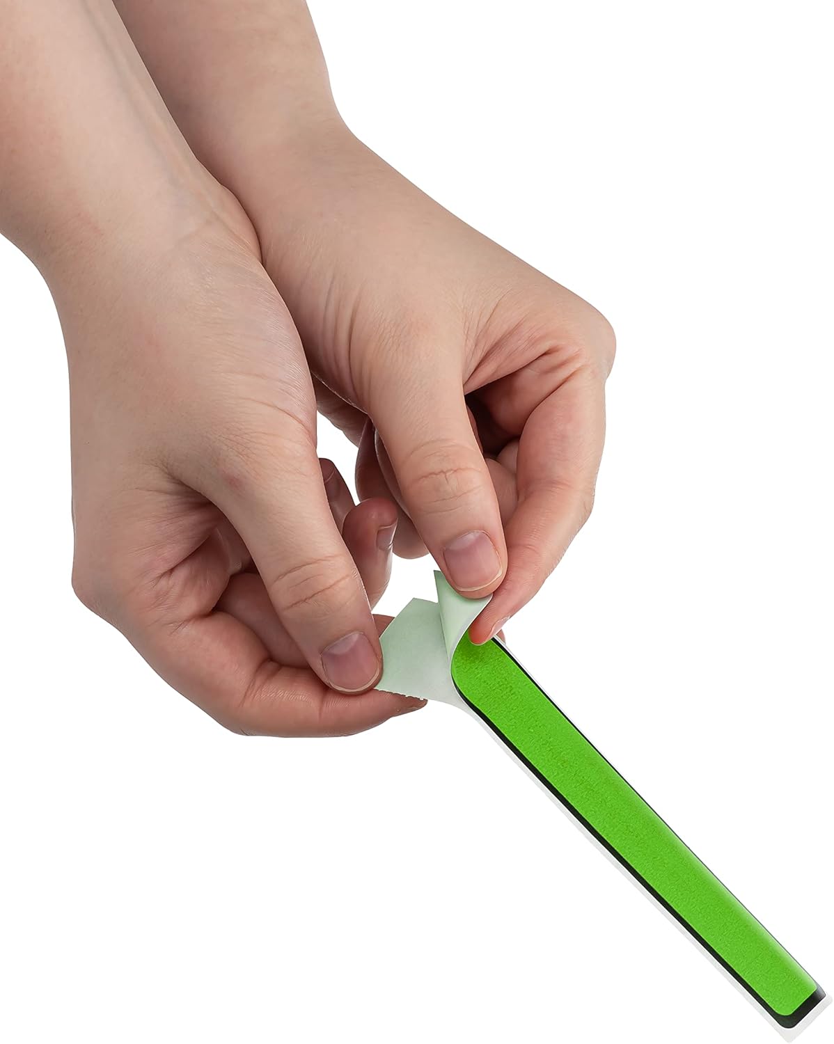 Carstens Adhesive Sticker Labels, 5 3/8” x 1”, Binder Labels for 1” Ring Binder Spines, Green, Roll of 200