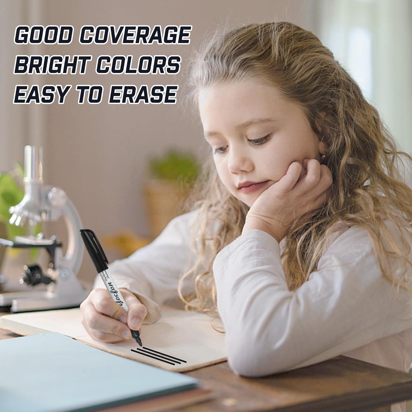 Dry Erase Markers 148 Pack, Bulk Black Whiteboard Markers With Fine Tip, Low Odor Dry Erase Markers for School Office Home