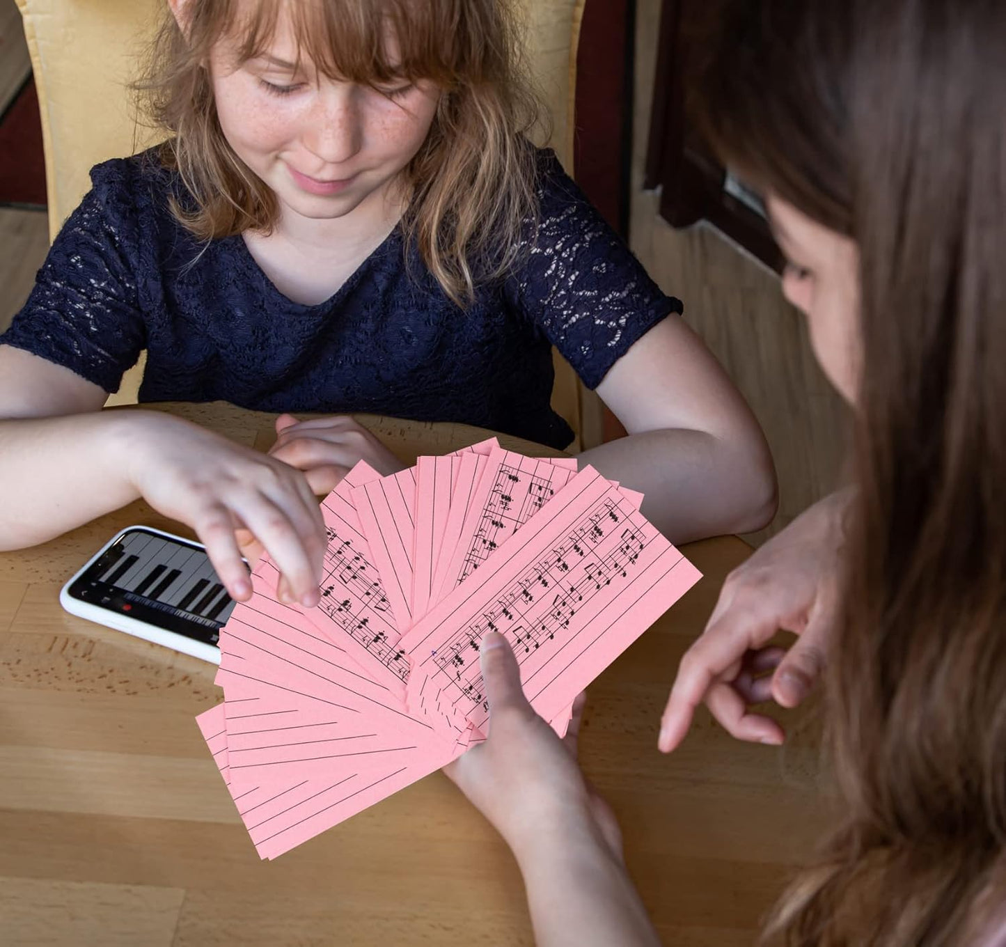 500PCS Index Cards with Ring,3 x 5 Inches Flash Cards,Punched Lined Flashcards,Heavy Study Note Card,Vocabulary Cards,Colored Ruled Note Cards for Office,School,Home,Learning,College