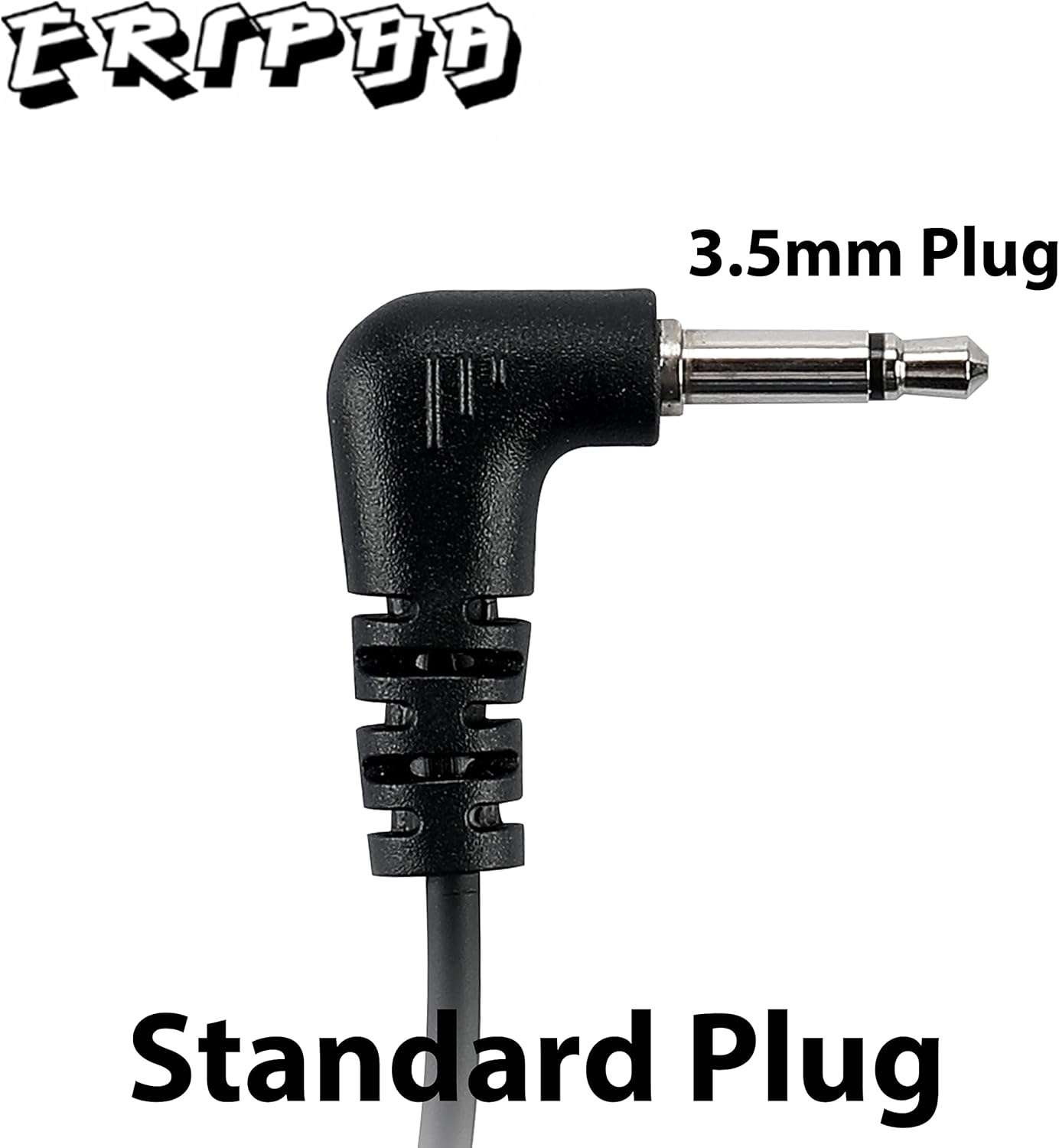 Police Earpiece 3.5mm /1 Pin Listen Only Acoustic Tube Earbud Headset for Remote Speaker Mic Motorola Kenwood 2 Way Radio FBI Security Surveillance Walkie Talkie (2 Packs)