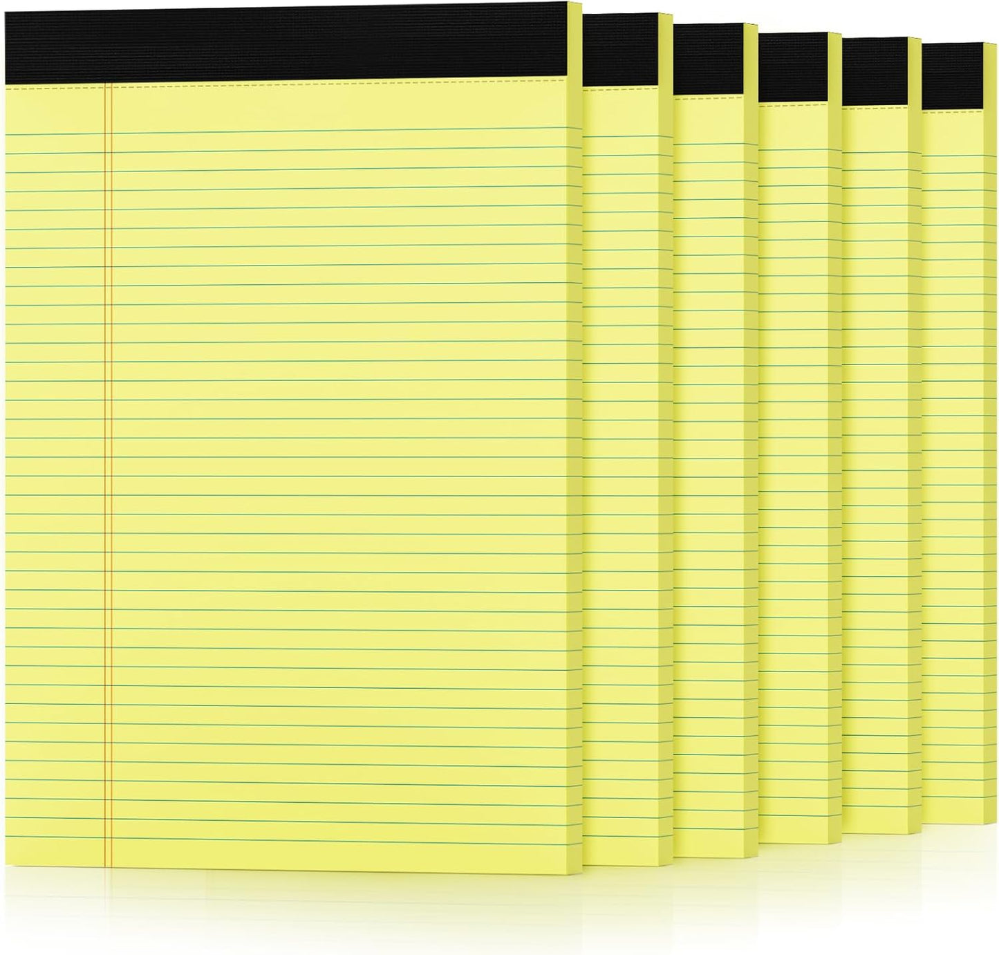 6 Pack Yellow Legal Pads 8.5 x 11 College Ruled Lined Writing Note Pads 8.5 x 11 Narrow Ruled Yellow Paper Pads 8.5 x 11 Legal Pad 8.5 x 11 Pads of Paper 30 Sheets Writing Pad Legal Notepads 8.5 x 11