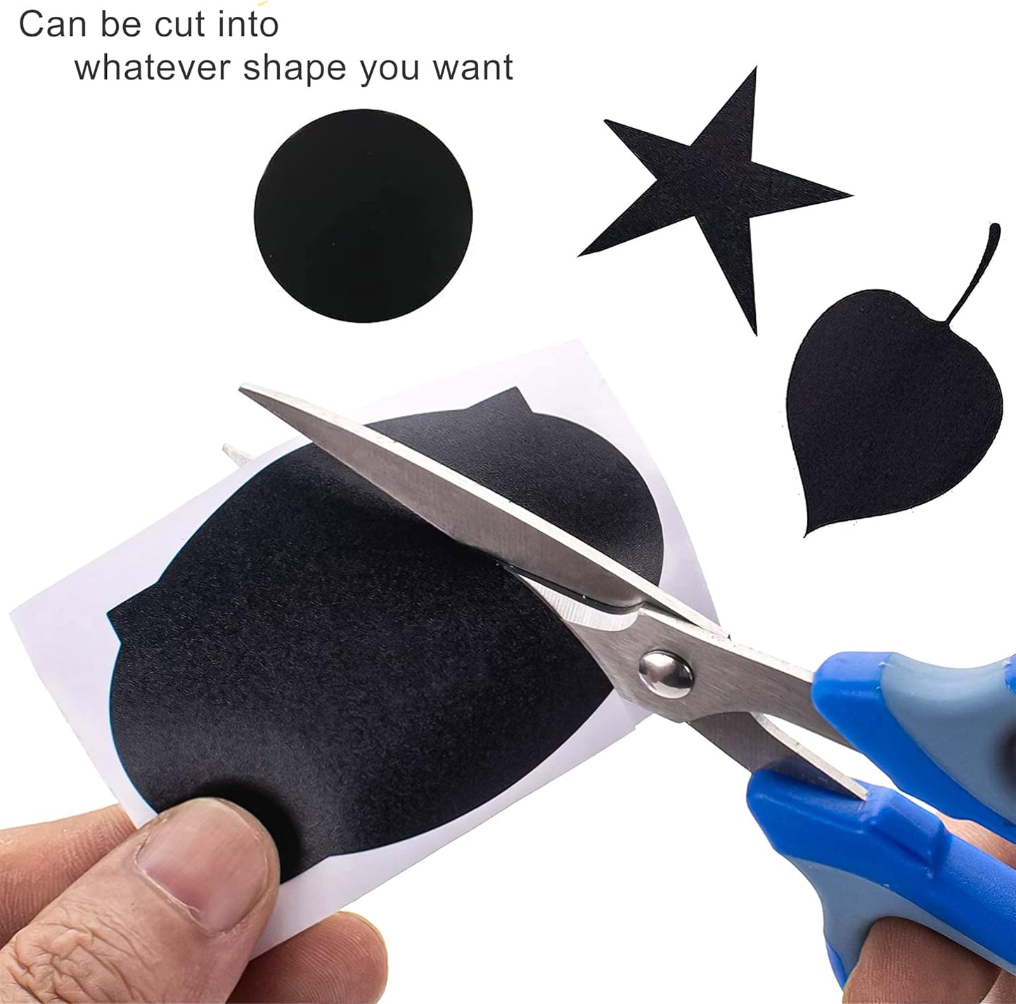 Chalkboard Labels, 120 Pcs Black Reusable Waterproof Labels Stickers with 2 White Chalk Markers, Kitchen Pantry Sticker Labels for Containers, Mason Jars, Condiments, Food Storage (Hybrid)