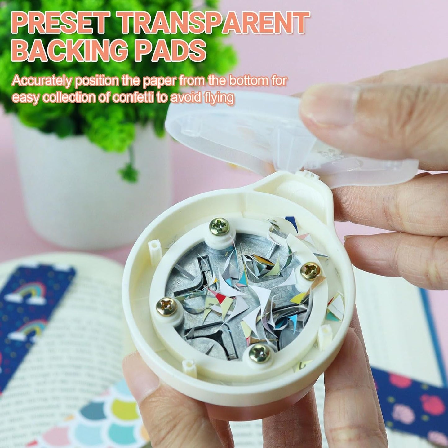 4 in 1 Corner Rounder Punch, Rounded Corner Hole Punch 4mm 7mm 10mm Corner Cutter for Crafts, DIY Projects, Photo, Card, Scrapbooking Making