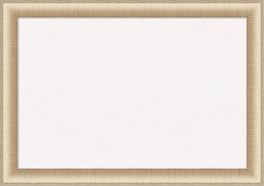 Amanti Art White Cork Board for Wall, 29x41 Vision Board with Gold Frame, Large Corkboard Office Decor for Home Organization, Casual Corkboard Pinboard to display items for home organization