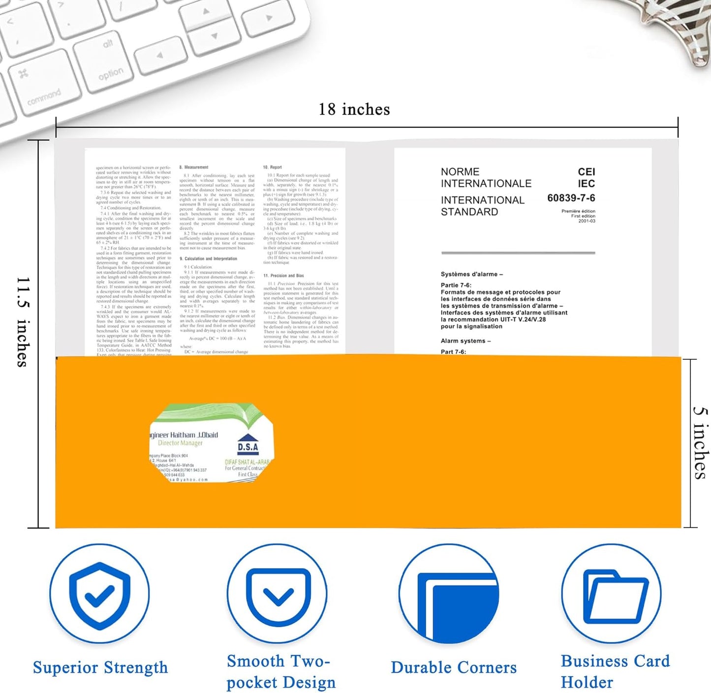 Zzrywuty 25 Packs Paper Folders with Pockets for Students, Businessmen and Office Workers,Letter Size,Two Pocket Folders with Card Slot for Office,Business,School Supplies