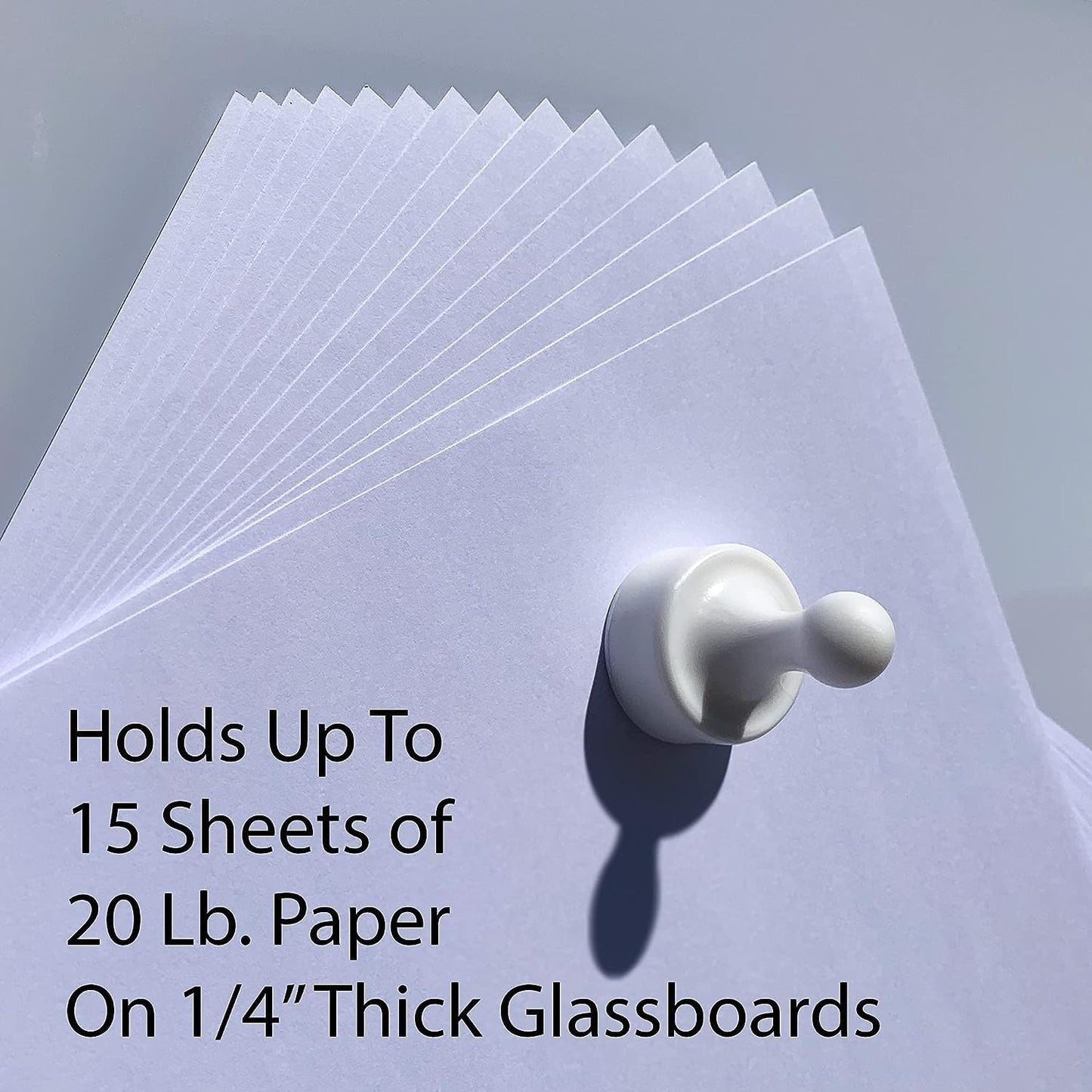 GLASSBOARD STUDIO Powerful Neodymium Magnets, Pawn-Shaped - Strong Fridge/Refrigerator and Whiteboard Magnet, Ideal for Office, Kitchen, Crafts - Rare Earth, Heavy Duty (3, Juicy Peach)