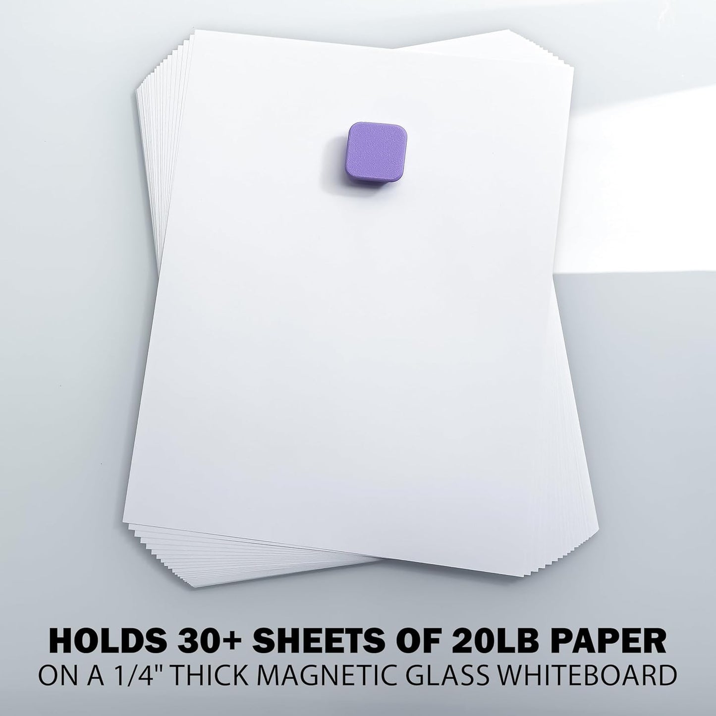 Glassboard Studio MiniBar Magnet - Strong Neodymium Rare Earth Magnets for Fridge, Whiteboard, Locker & Magnetic Glassboards - Ideal for Crafting & Office Use - Strong Fridge Magnets (Spring Green, 2)