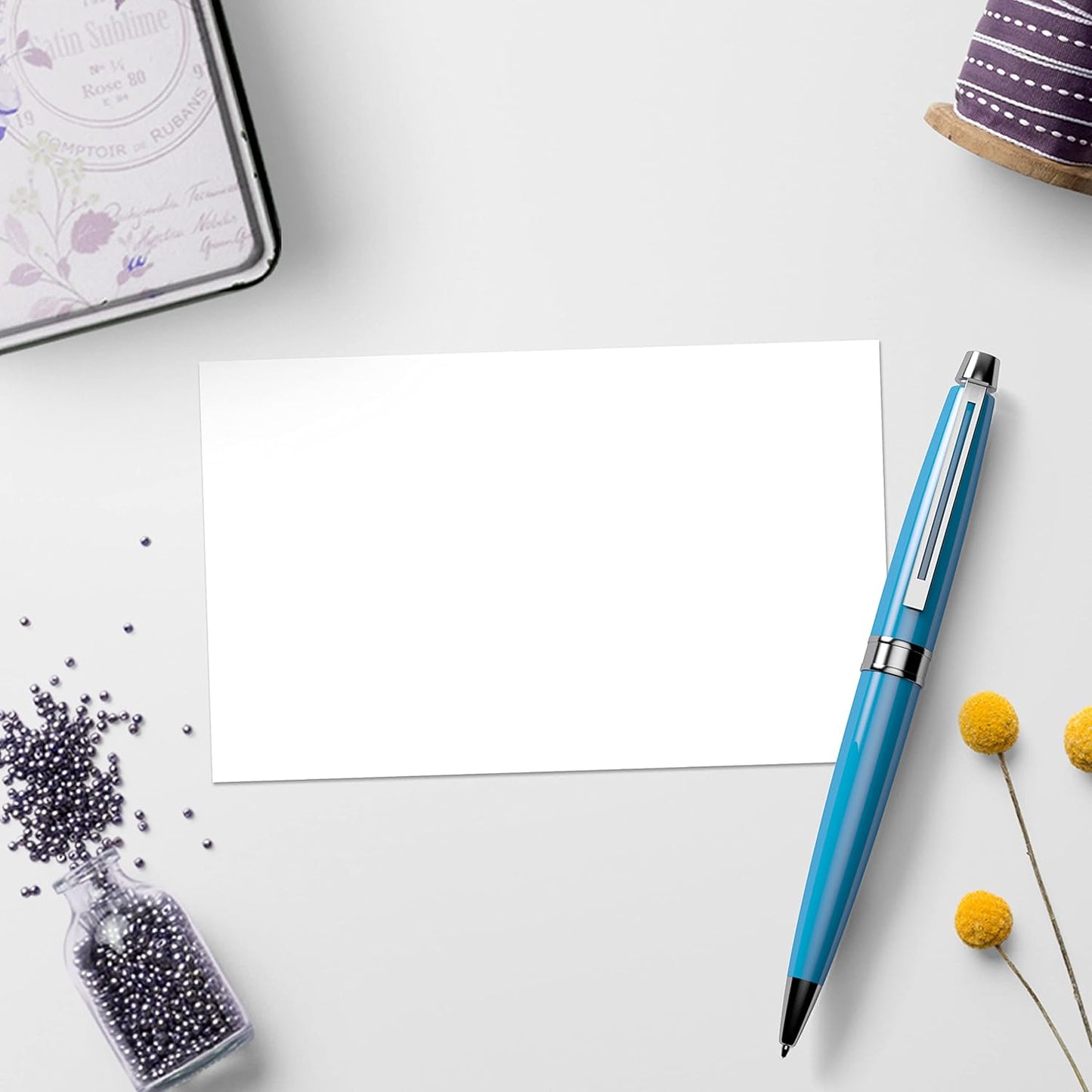 321Done 2-Part Blank Carbonless Pad, 3.4x5.5 Landscape, Made in USA, Pocket Size Carbon Copy Memo Scratch Note Pad, Sketchbook, Sales Book for Craft Boutique Business (50 Sets) White/Yellow