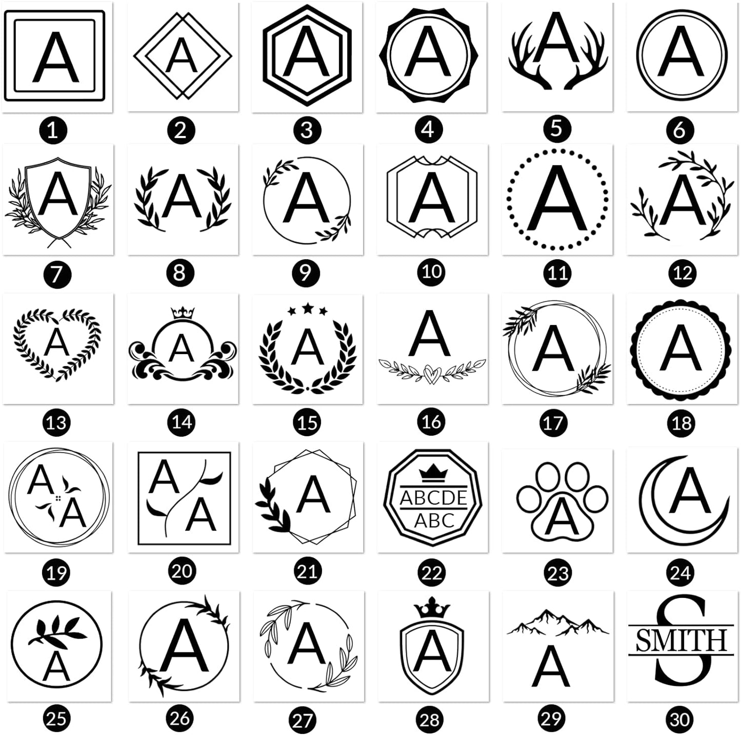 Custom Pottery Stamps for Clay Personalized Pottery Tool Kit Stamp with Own Design Signature Letters Gift for Potters DIY Lovers-2"