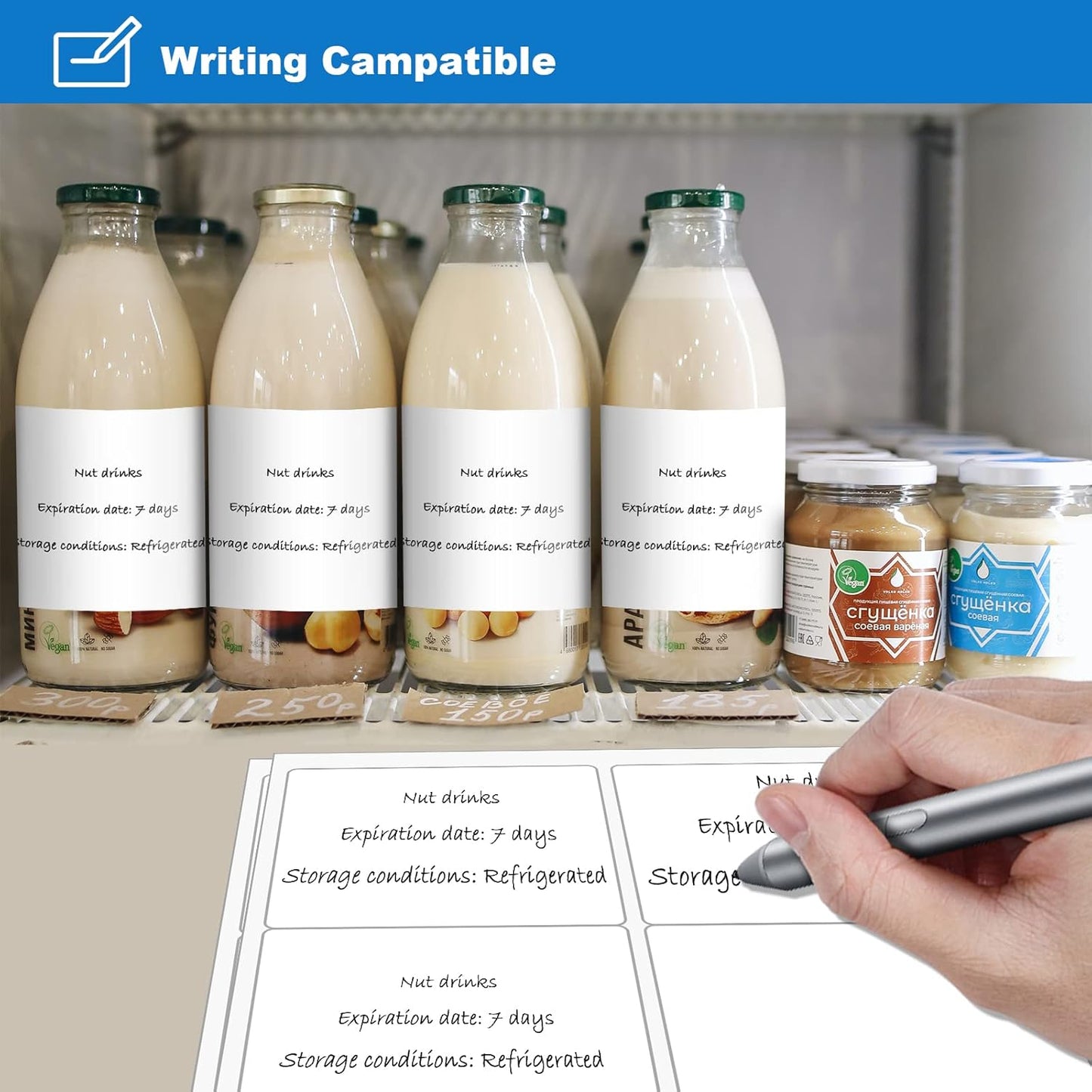 BESTEASY 3 1/3" x 4" Labels Shipping Labels for Laser Inkjet Printers, 6 Up Self Adhesive FBA Address Labels, White Matte Mailing Label Stickers (100 Sheets, 600 Labels)