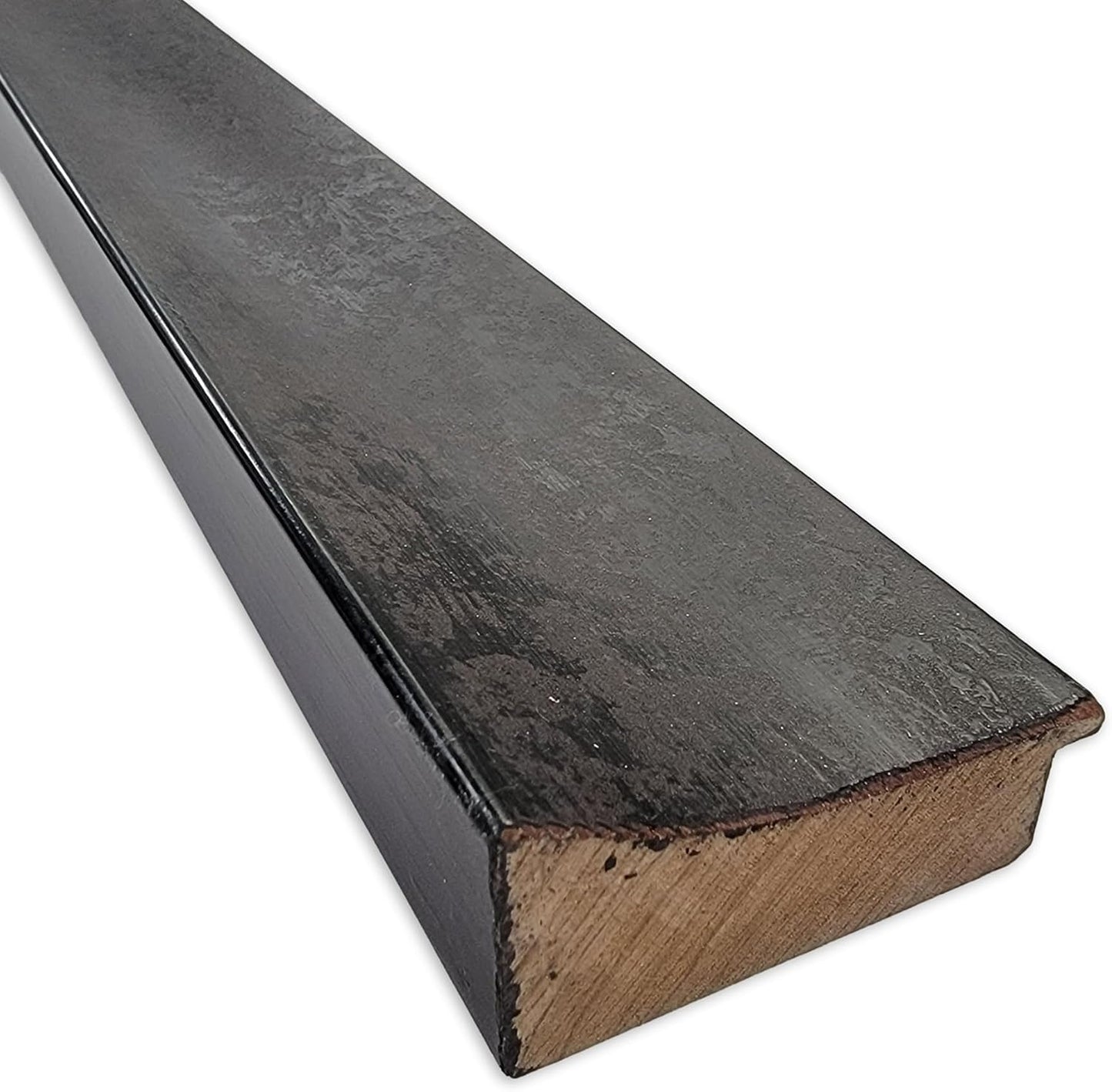 Amanti Art Natural Cork Board for Wall, 17x35 Vision Board with Black Wood Frame, Medium Corkboard Office Decor for Home Organization, Modern Corkboard Pinboard to Display Items for Home Organization