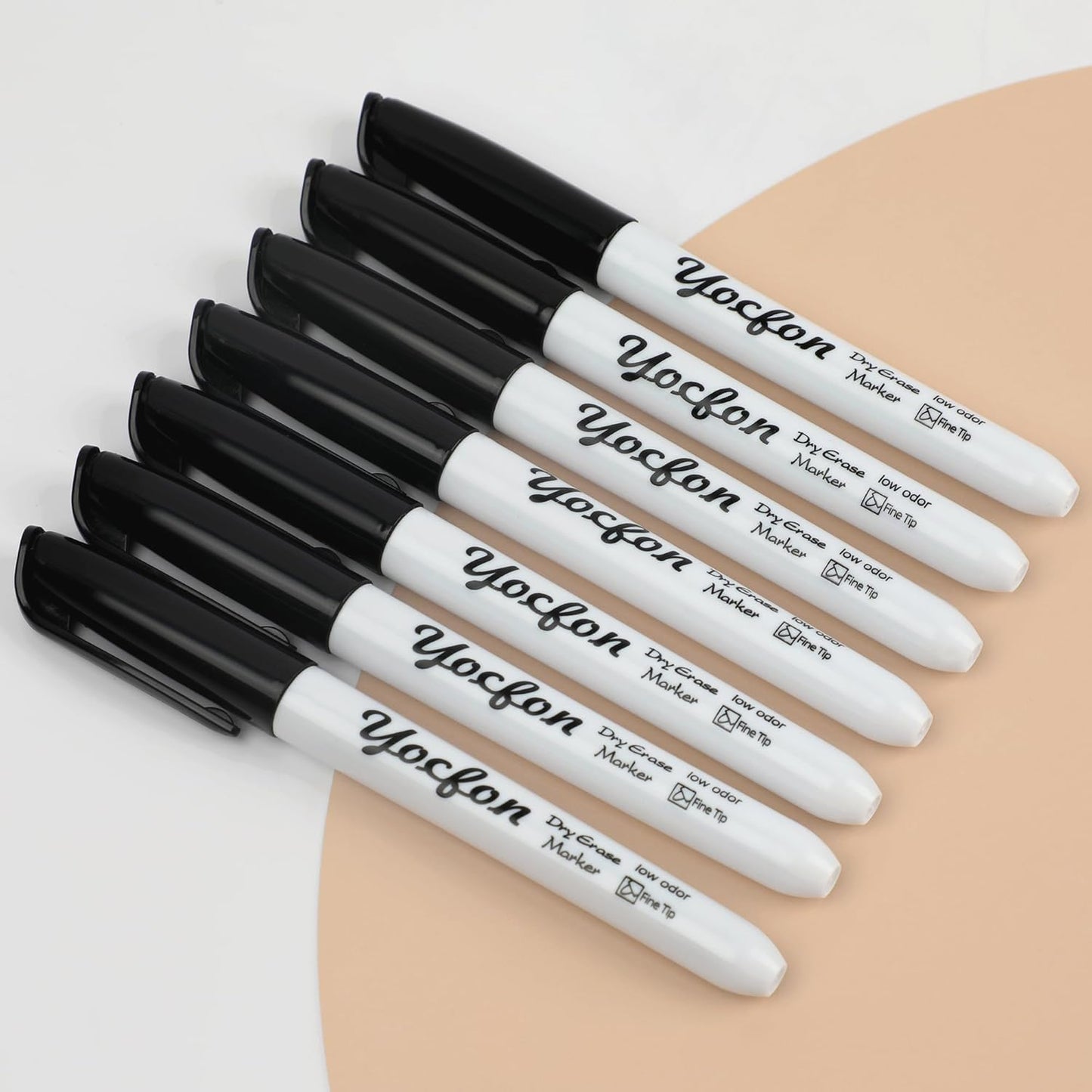 Dry Erase Markers 148 Pack, Bulk Black Whiteboard Markers With Fine Tip, Low Odor Dry Erase Markers for School Office Home