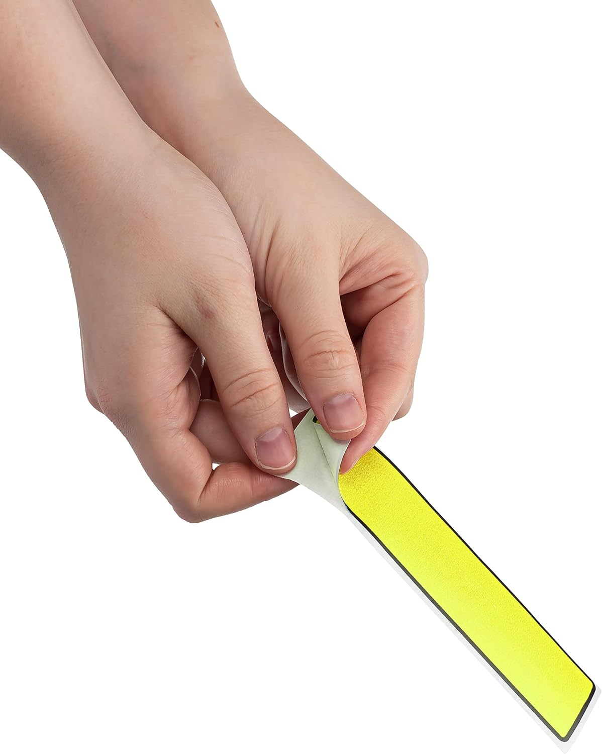 Carstens Adhesive Sticker Labels, 5 3/8” x 1 3/8”, Binder Labels for 1.5” – 4” Ring Binder Spines, Yellow, Roll of 200