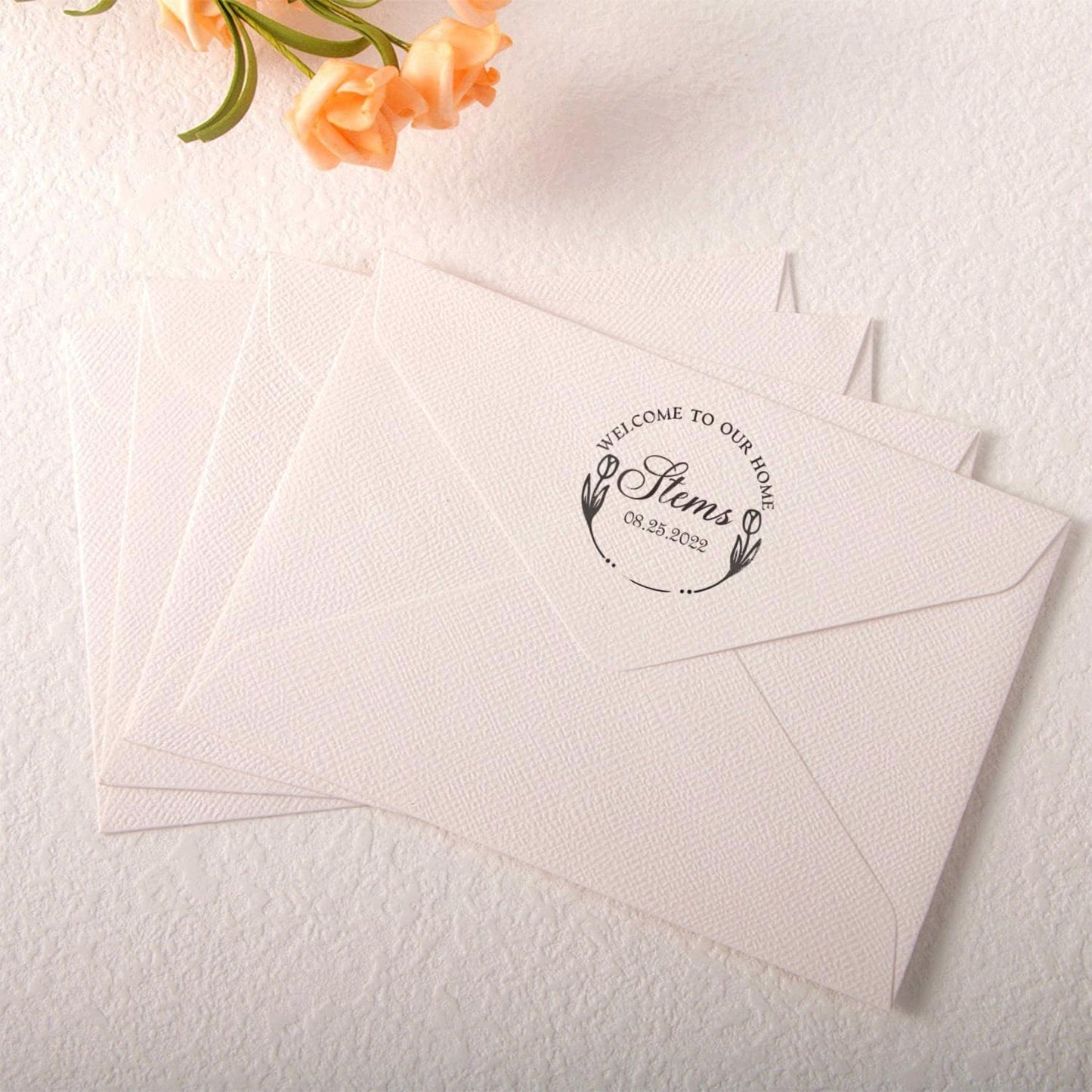 Custom Logo Text Stamp - Personalized Stamp Clearly Impressions on Various Surfaces Custom Stamp for Business Logo Branding or Crafting Needs