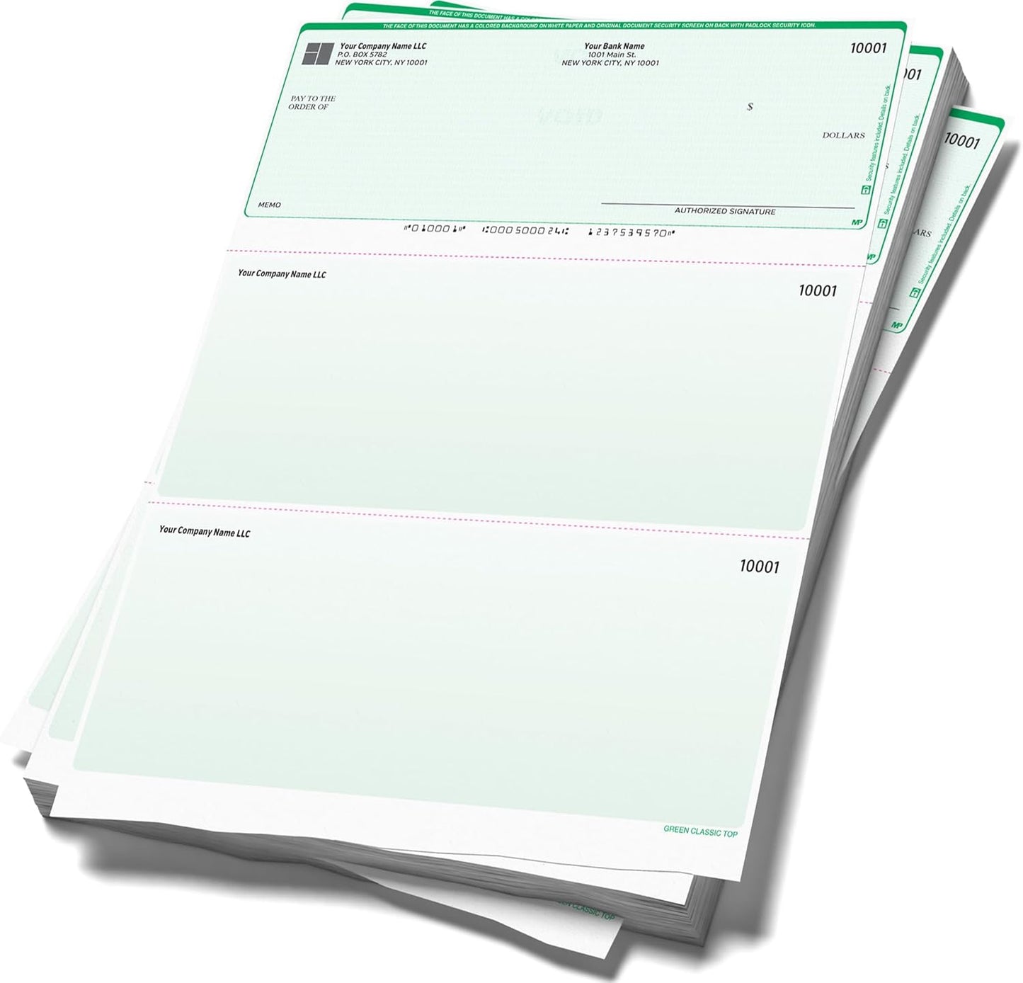 Computer Checks Compatible W/QB Check On Top [250 Sheets]