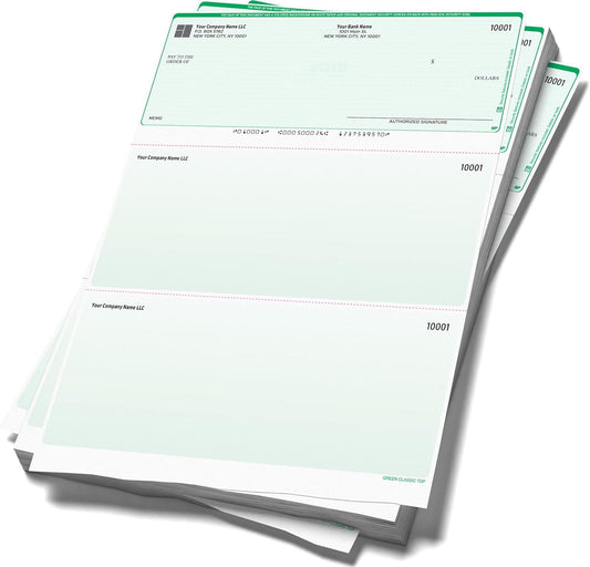 Computer Checks Compatible W/QB Check On Top [250 Sheets]