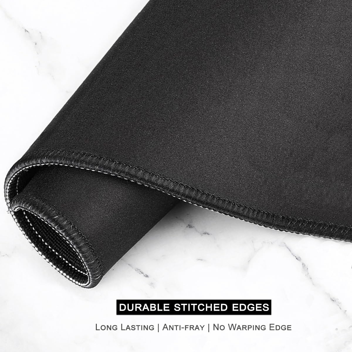 Auhoahsil Large Mouse Pad, XXL Gaming Mousepad, Desk Mat for Desktop, Thick Rubber, Big & Long Size, Stitched Edges, Full Desk Pad for Laptop & Computer, Extended 31.5 x 11.8 in, Vintage World Map