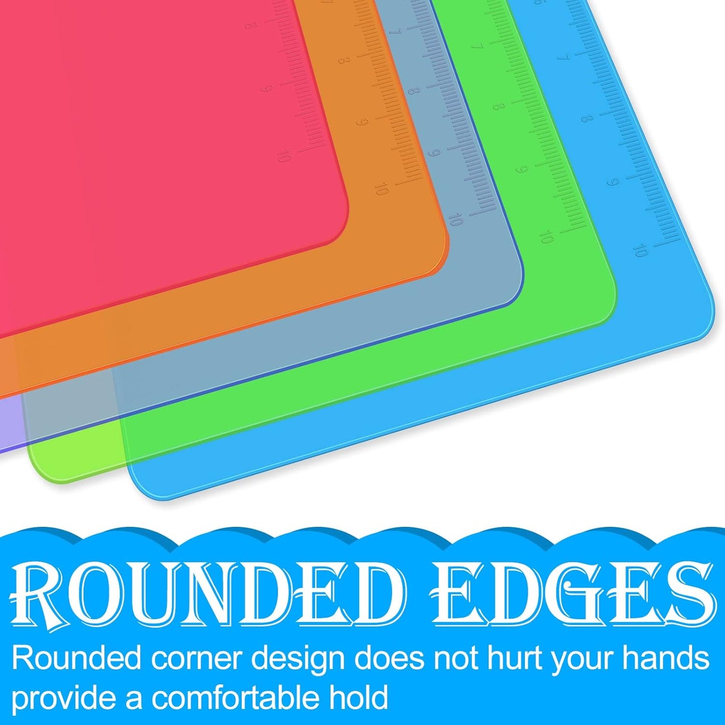 Clipboards, HERKKA 25 Pack Plastic Office Clipboards, Assorted Transparent Color Plastic Clip,Letter