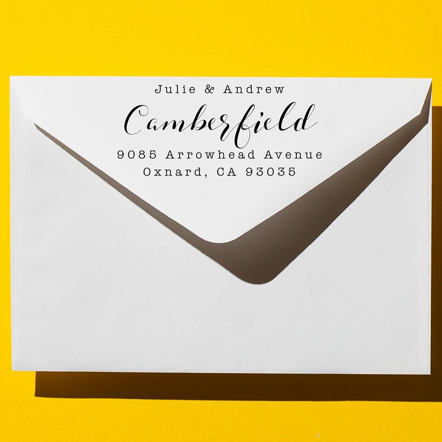 Return Address Stamp, Custom Address Stamp, Self Ink Return Address Stamp, Custom Rubber Stamp, Self Inking Stamp (Modern)