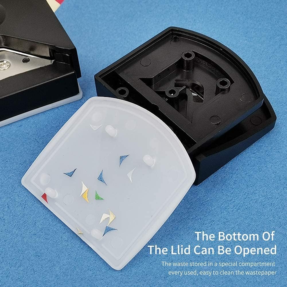 4mm Corner Rounder Punch, Steel Paper Corner Cutter for Photo Albums Invitations Cards, Precise Rounding Tool with Adjustable Guide